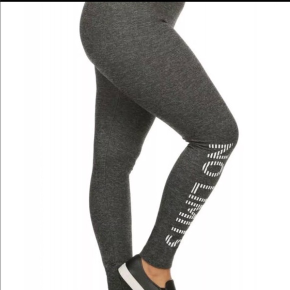 CLEARANCE Gray NO LIMITS  Leggings - Picture 1 of 4